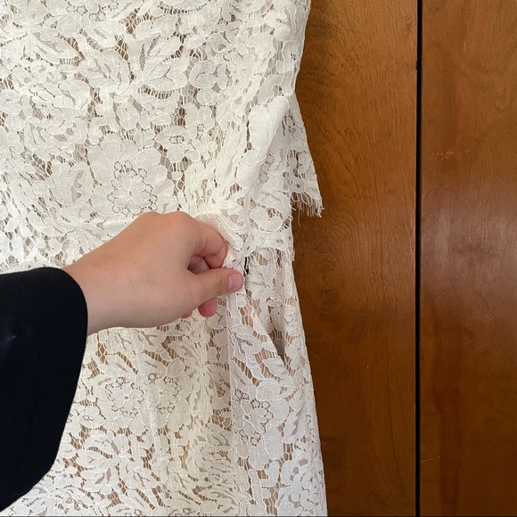 NWT Large Mixology White Lace Romper - Picture 2 of 4